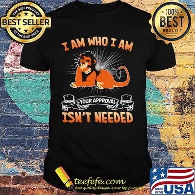 Lion king i am who i am your approval isn't needed shirt