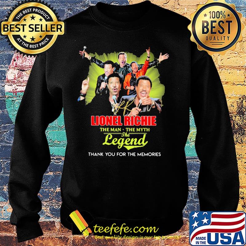 Lionel richie the man the myth the legend thank you for the memories signature s Sweater Lionel richie the man the myth the legend thank you for the memories signature s Sweater