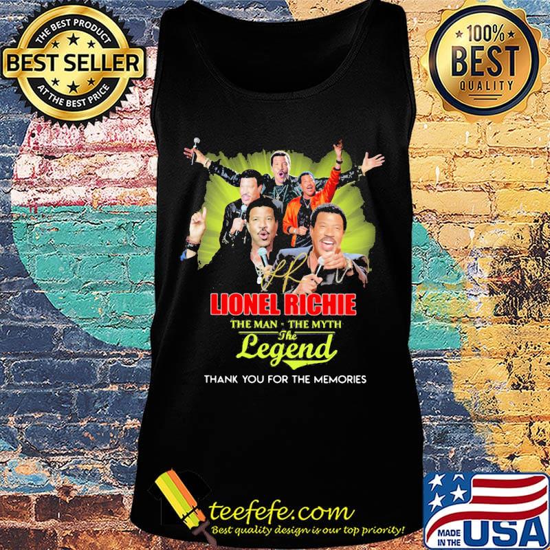 Lionel richie the man the myth the legend thank you for the memories signature s Tank top Lionel richie the man the myth the legend thank you for the memories signature s Tank top