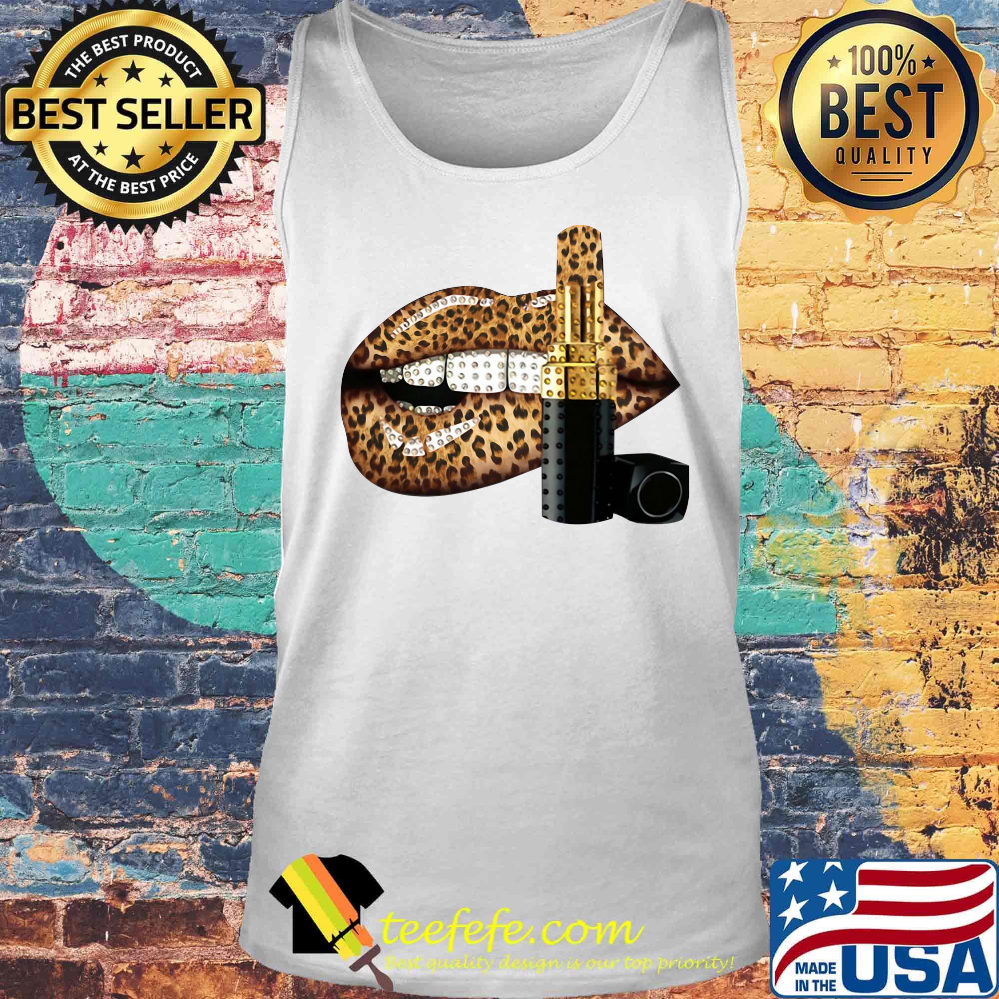 Lips and lipstick leopard s Tank top Lips and lipstick leopard s Tank top
