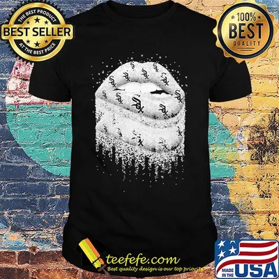 Lips chicago white sox baseball team logo shirt