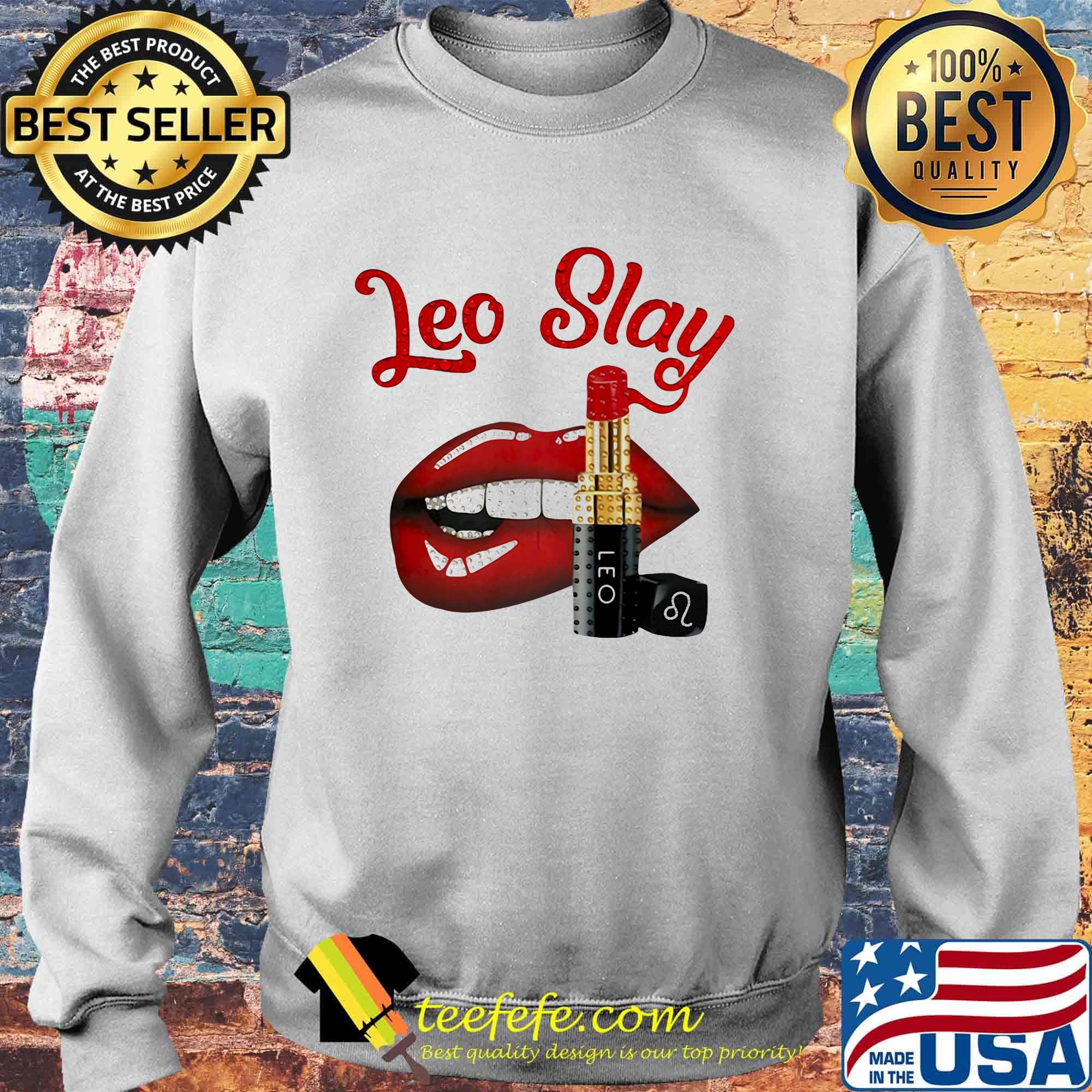 Lips leo slay lipstick s Sweater Lips leo slay lipstick s Sweater