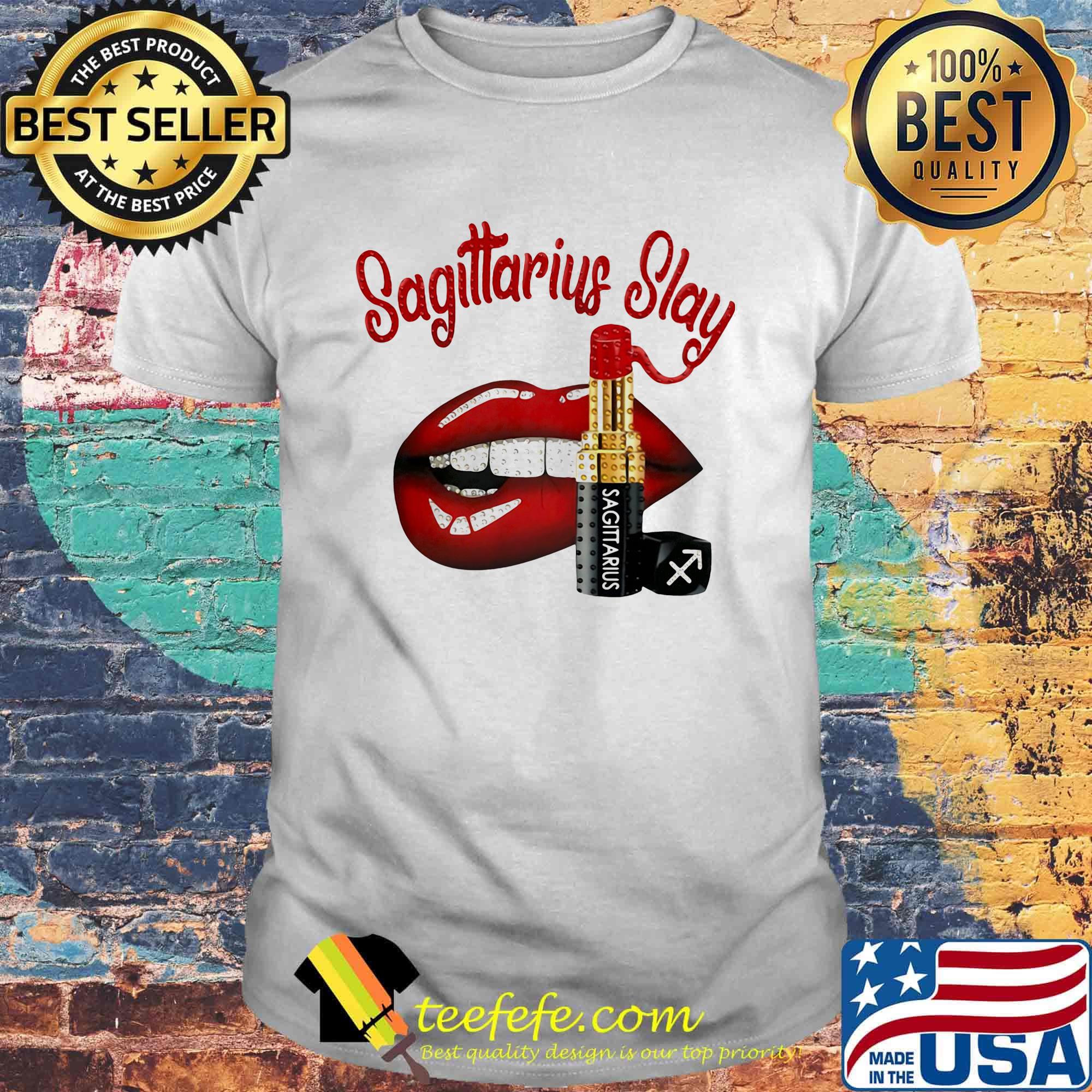 Lips woman sagittarius slay shirt Lips woman sagittarius slay shirt