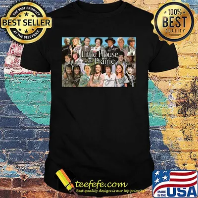Little house prairie movie characters signatures shirt