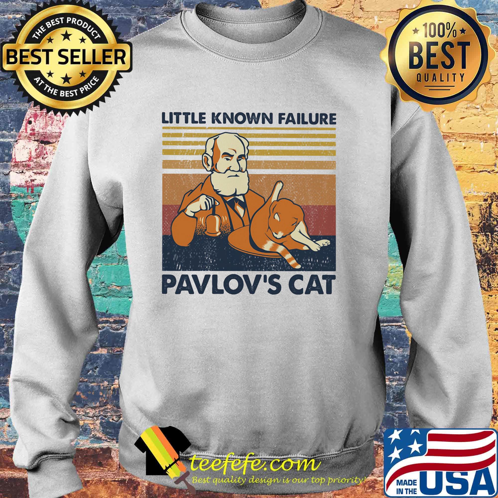 Little konown failure pavlov's cat vintage retro s Sweater Little konown failure pavlov's cat vintage retro s Sweater
