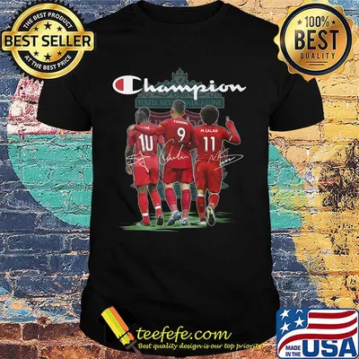 Liverpool fc champions signatures shirt