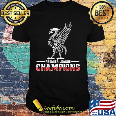 Liverpool fc premier league champions logo shirt