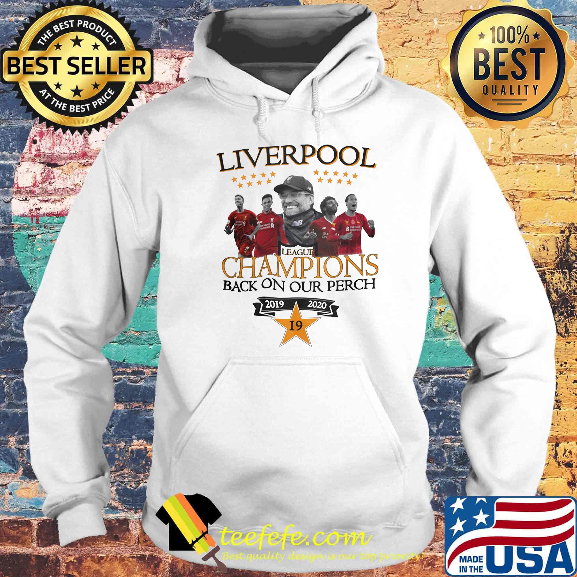 Liverpool football club league champions back on our perch 2019 2020 star 19 s Hoodie Liverpool football club league champions back on our perch 2019 2020 star 19 s Hoodie