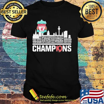 Liverpool football club logo champions city shirt