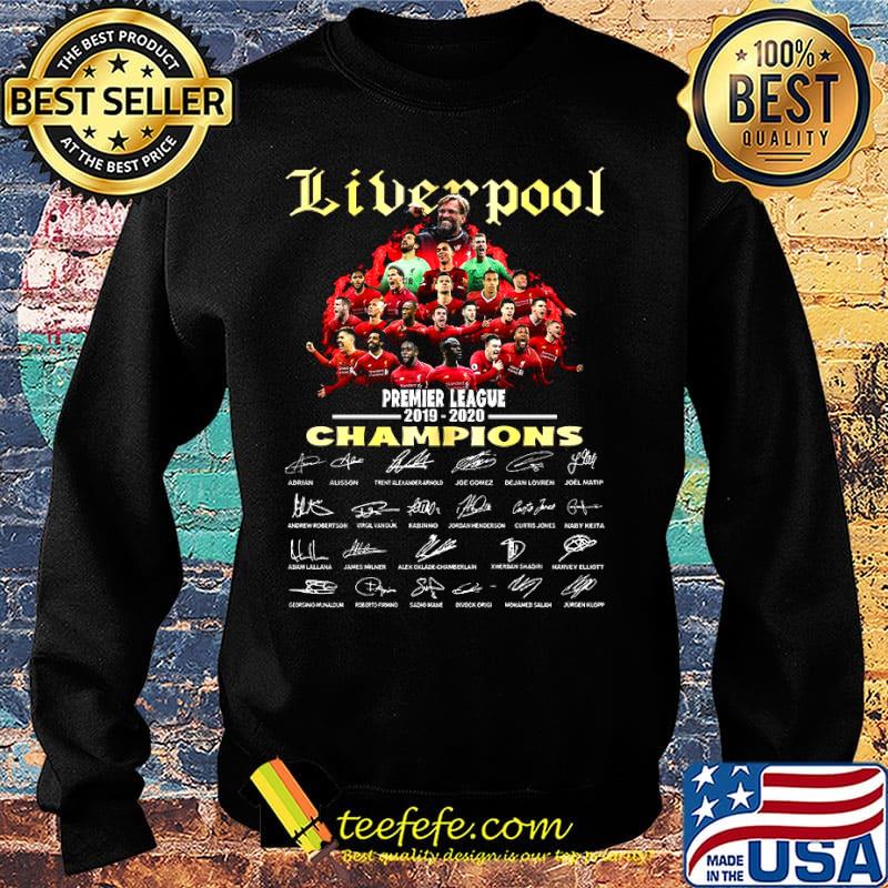Liverpool premier league 2019-2020 champions signature s Sweater Liverpool premier league 2019-2020 champions signature s Sweater