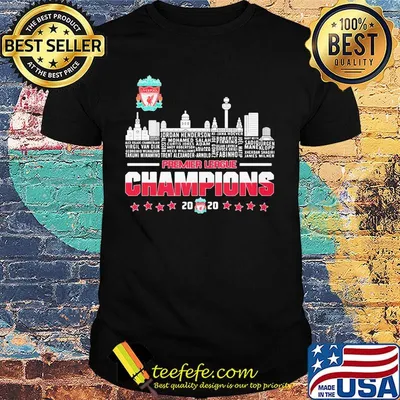 Liverpool premier league champions 2020 stars shirt