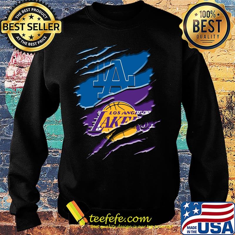 Los angeles dodgers and los angeles lakers s Sweater Los angeles dodgers and los angeles lakers s Sweater