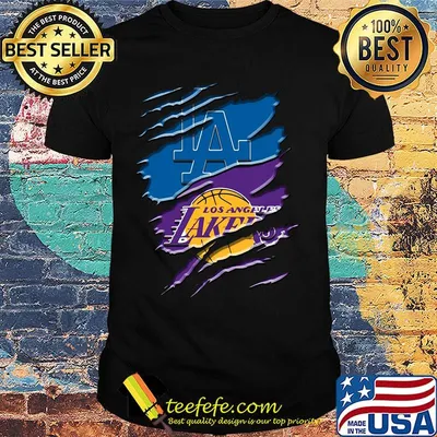 Los angeles dodgers and los angeles lakers shirt