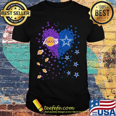 Los Angeles Lakers and Dallas Cowboy true love never dies shirt