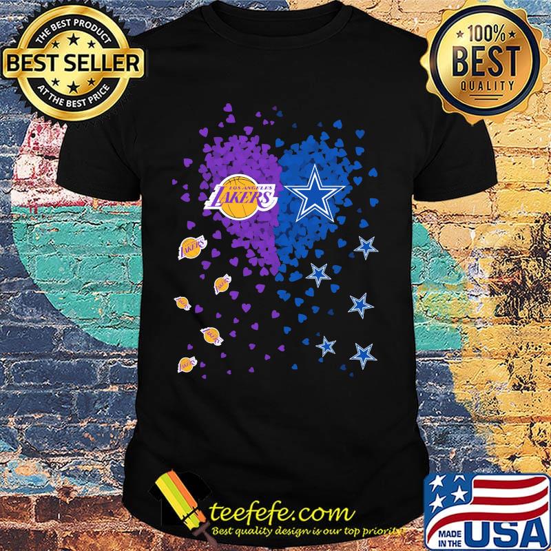 Los Angeles Lakers and Dallas Cowboy true love never dies shirt Los Angeles Lakers and Dallas Cowboy true love never dies shirt
