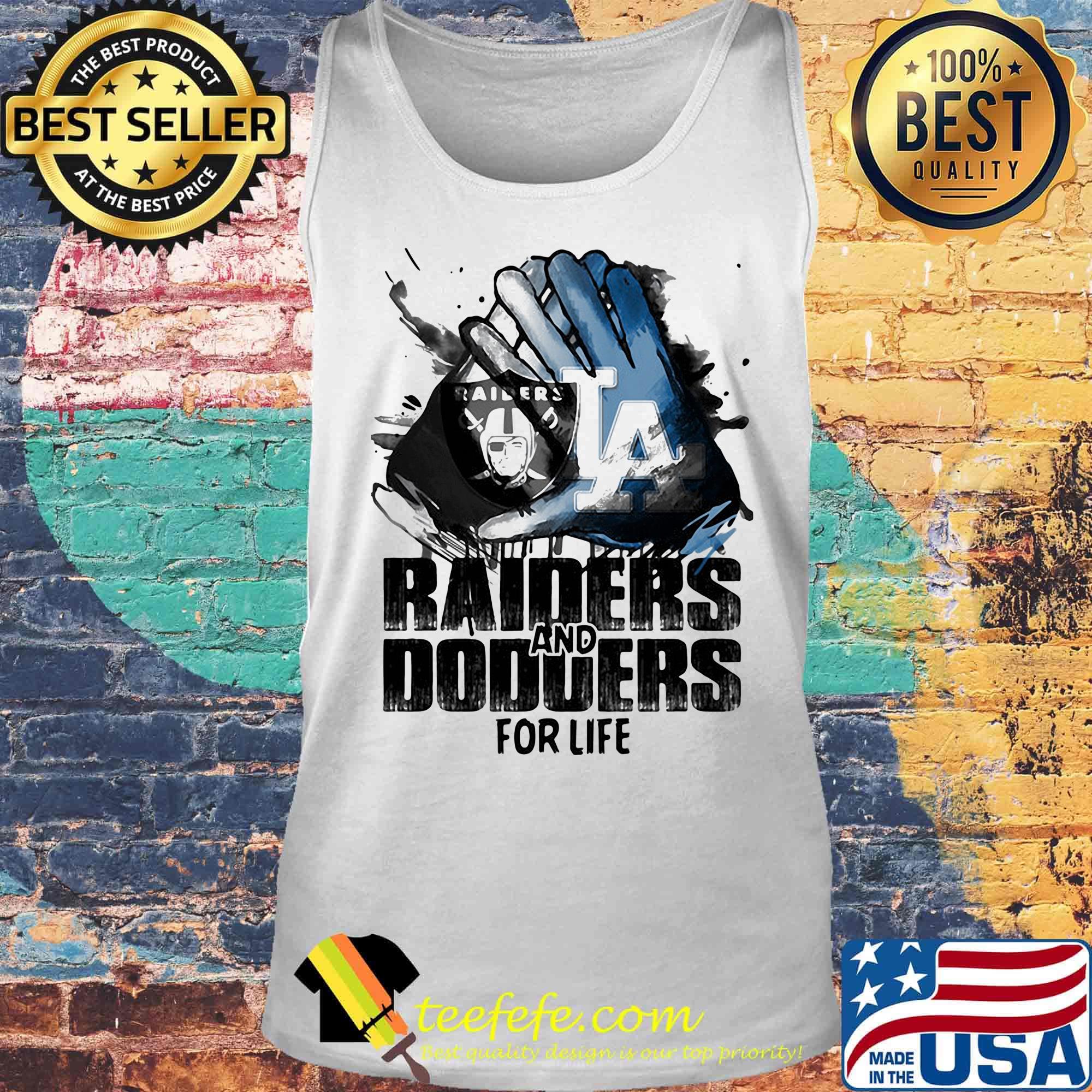 Los angeles raiders and los angeles dodgers for life s Tank top Los angeles raiders and los angeles dodgers for life s Tank top