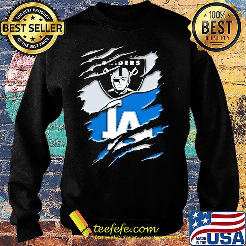 Los angeles raiders and los angeles dodgers s Sweater Los angeles raiders and los angeles dodgers s Sweater