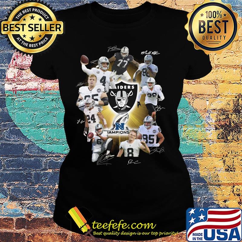 Los angeles raiders football team signatures s Ladies tee Los angeles raiders football team signatures s Ladies tee
