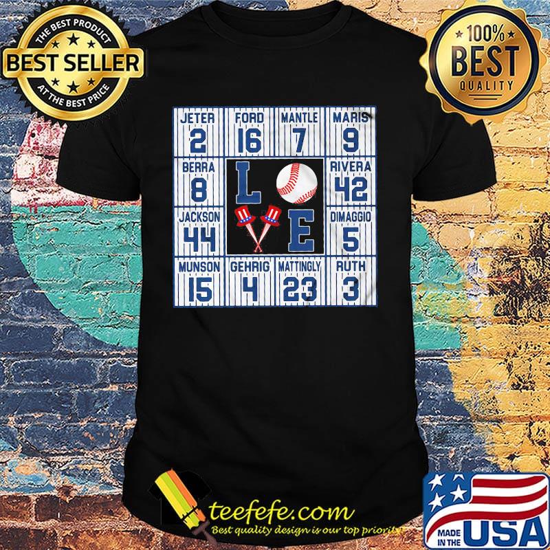 Love baseball america 4th of july independence day shirt