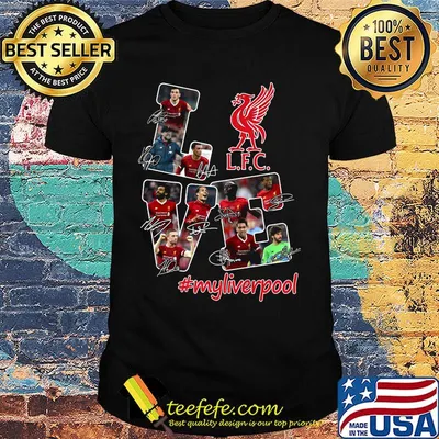 Love my liverpool football club signatures shirt