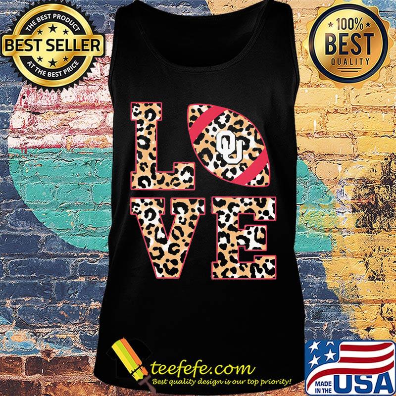 Love oklahoma sooners football leopard s Tank top Love oklahoma sooners football leopard s Tank top