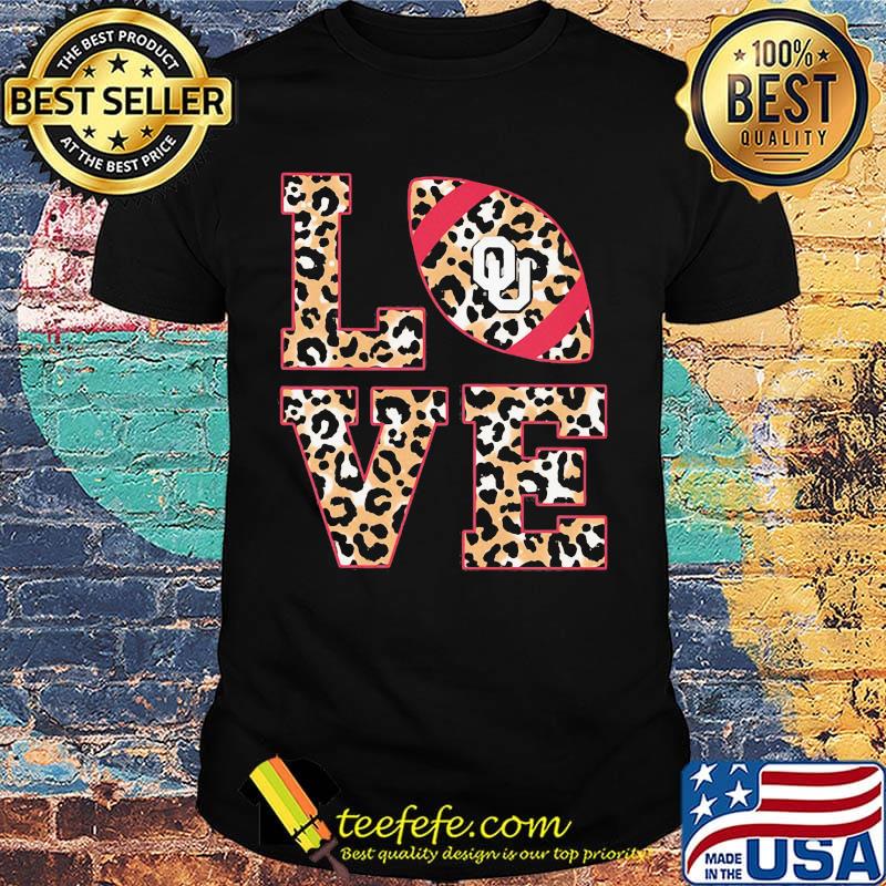 Love oklahoma sooners football leopard shirt