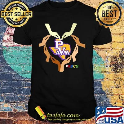 Love prairie view a&m university hbcu color skin heart black lives matter shirt