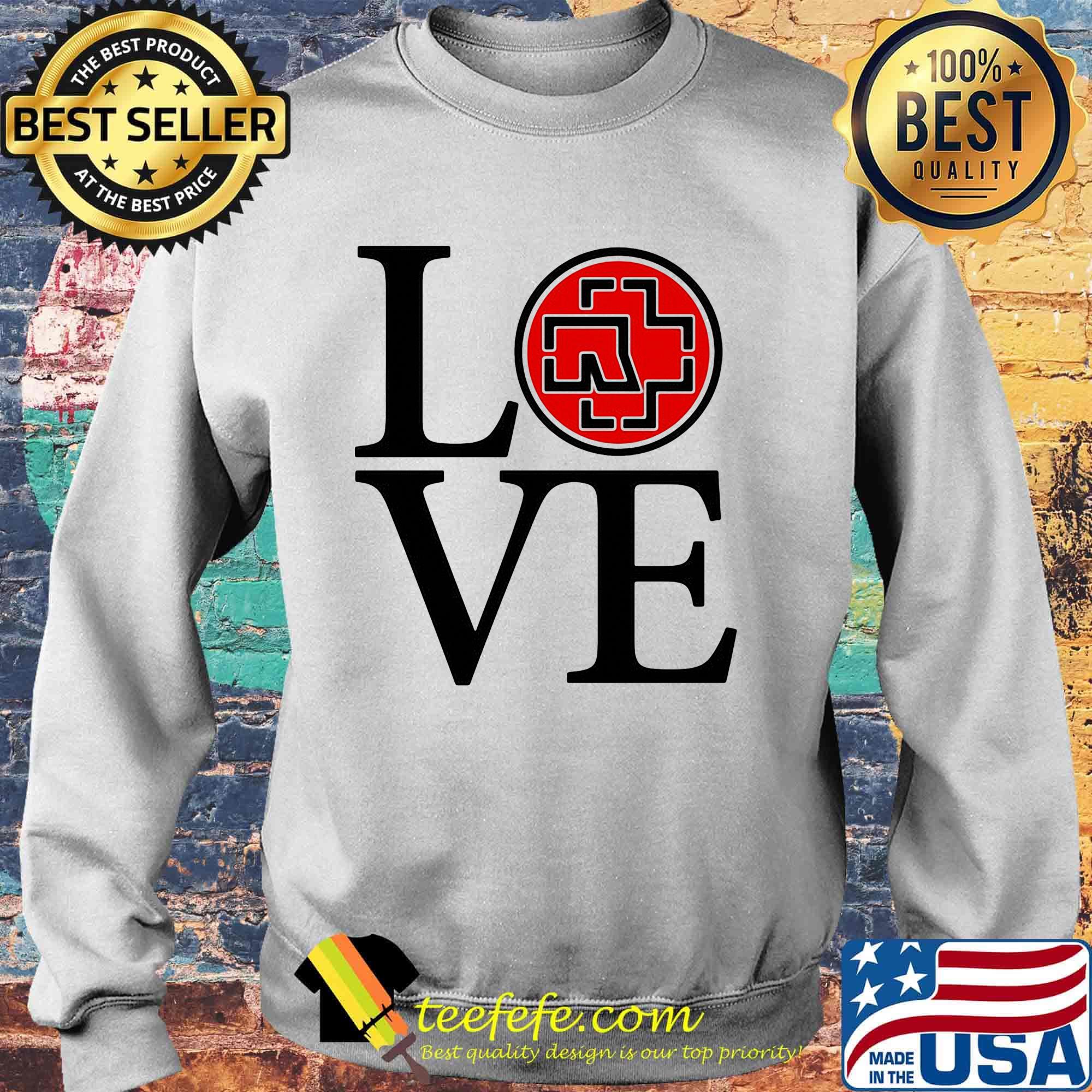 Love rammstein band logo s Sweater Love rammstein band logo s Sweater