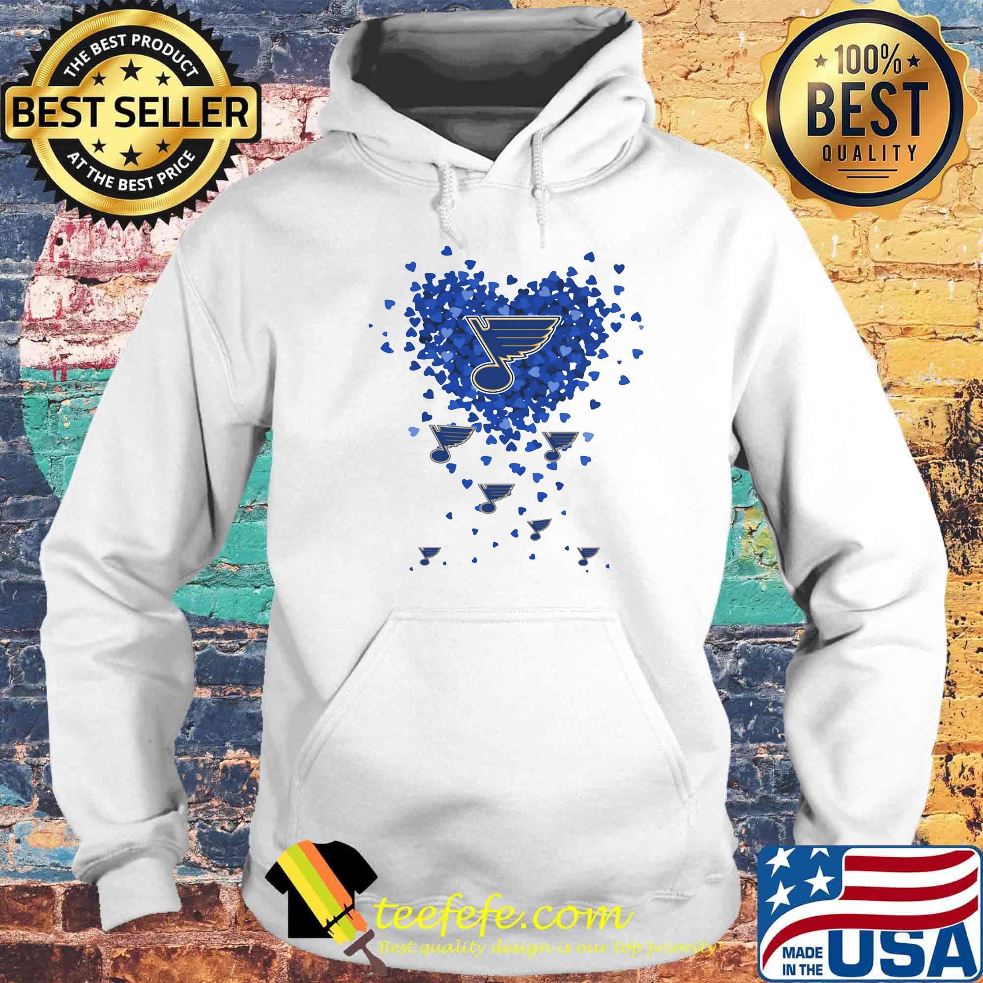 Love St. Louis blues Hockey Logo Hearts s Hoodie Love St. Louis blues Hockey Logo Hearts s Hoodie