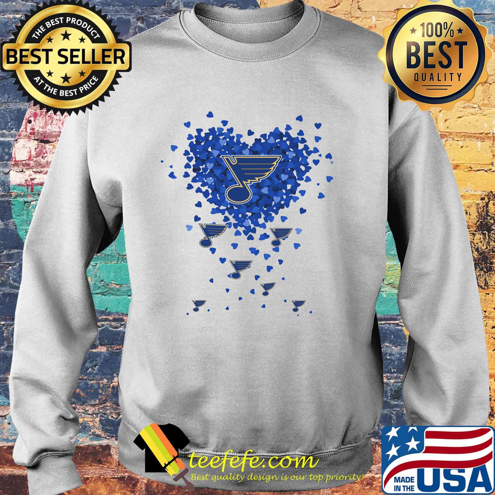 Love St. Louis blues Hockey Logo Hearts s Sweater Love St. Louis blues Hockey Logo Hearts s Sweater