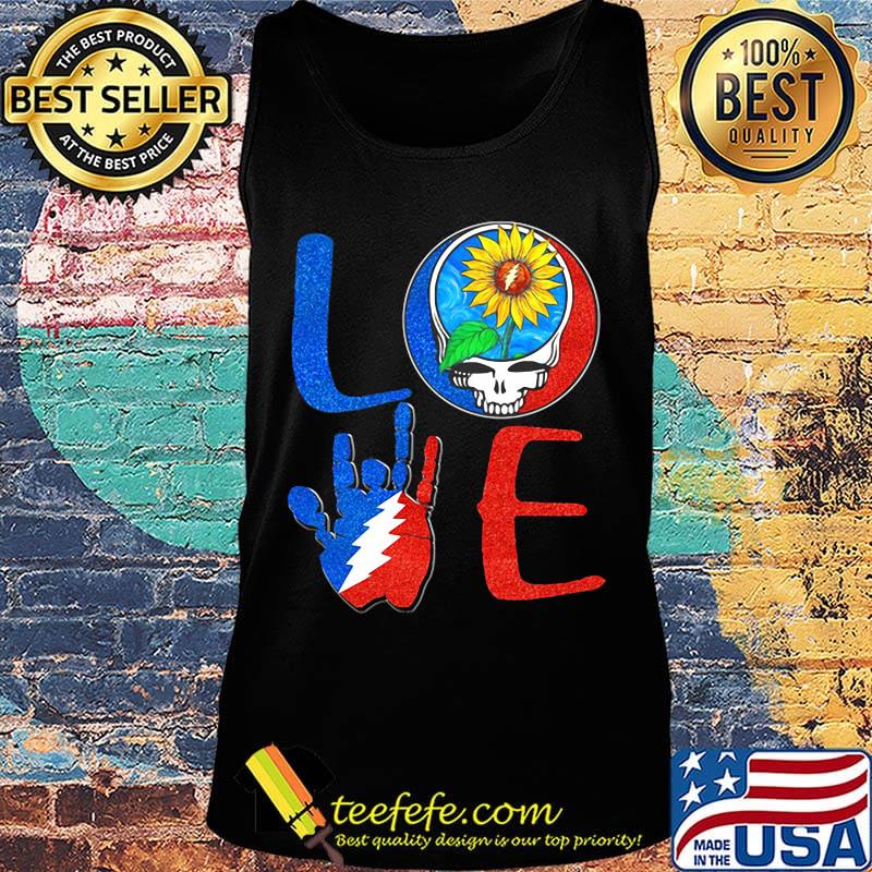 Love sunflower grateful dead diamond s Tank top Love sunflower grateful dead diamond s Tank top