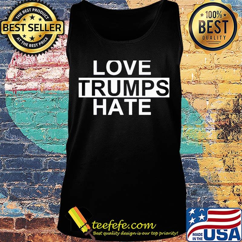 Love Trumps Hate white black s Tank top Love Trumps Hate white black s Tank top