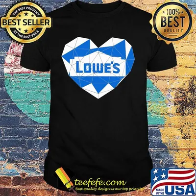 Lowe's logo heart diamond shirt