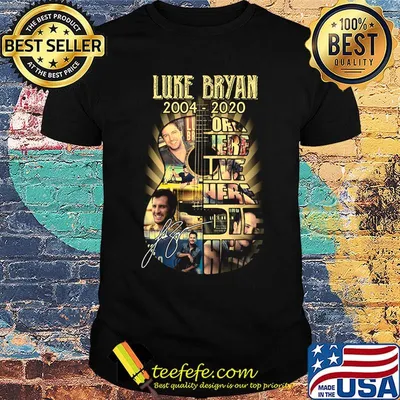Luke bryan 2004 2020 guitarist signature shirt