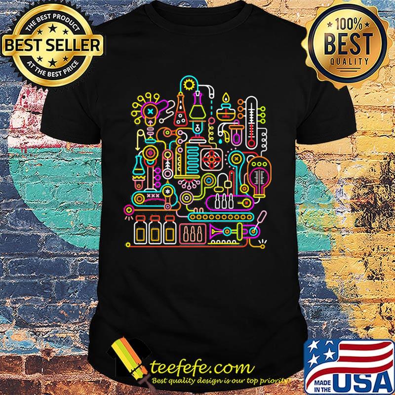Machines Necklace Test Tube Color Shirt