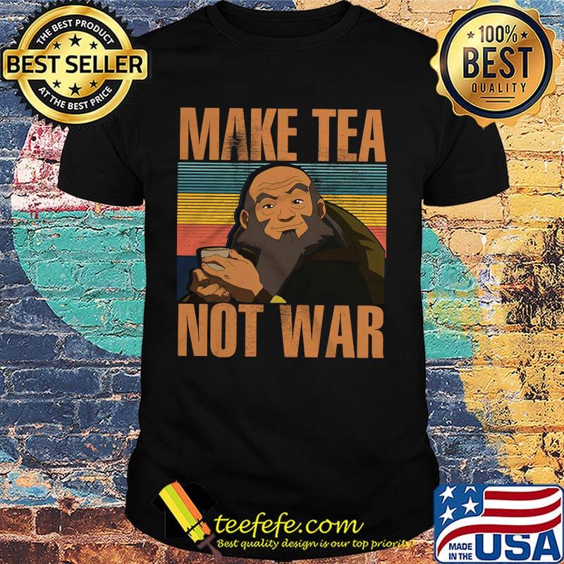Make tea not war vintage retro man shirt Make tea not war vintage retro man shirt