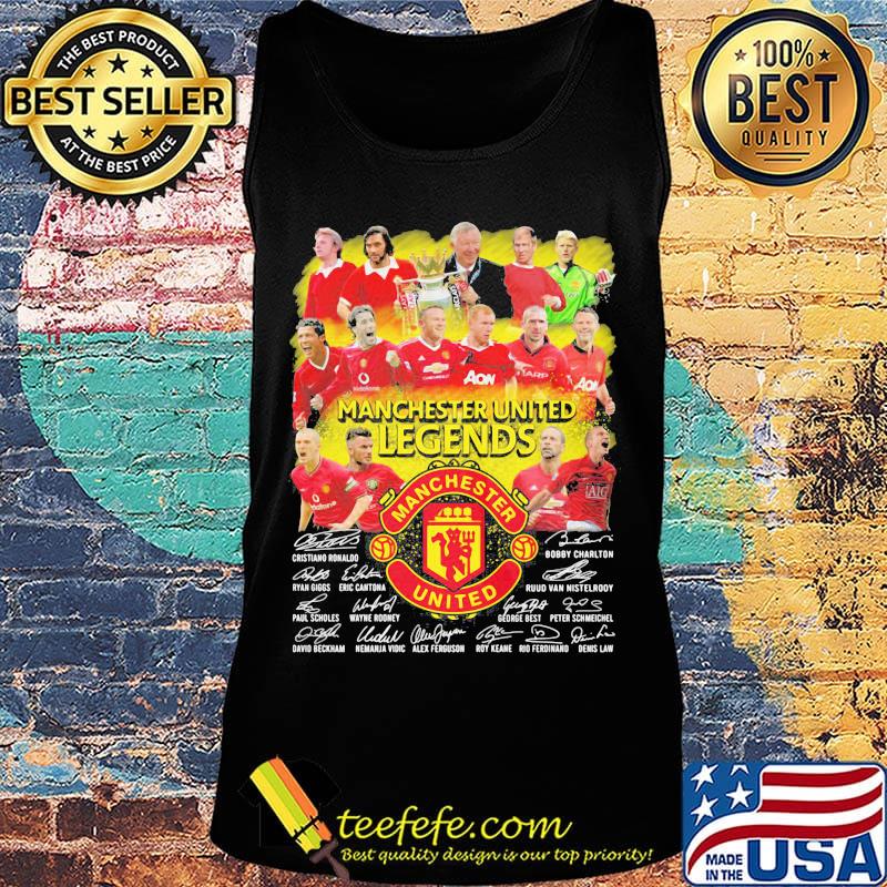 Manchester united legends players signatures s Tank top Manchester united legends players signatures s Tank top