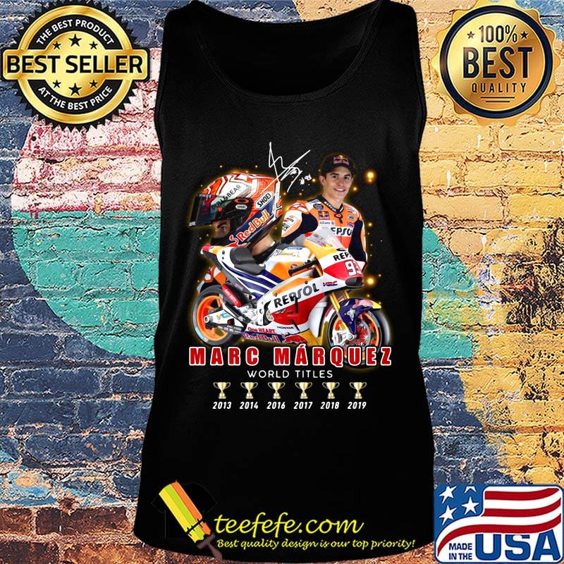 Marc marquez world titles champions signature s Tank top Marc marquez world titles champions signature s Tank top