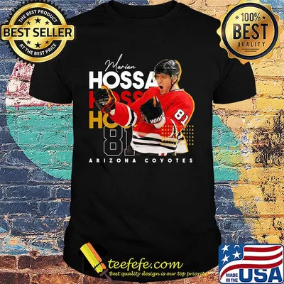 Marian hossa 81 arizona coyotes hockey nhl shirt
