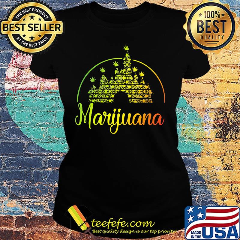 Marijuana Disney weed s Ladies tee Marijuana Disney weed s Ladies tee