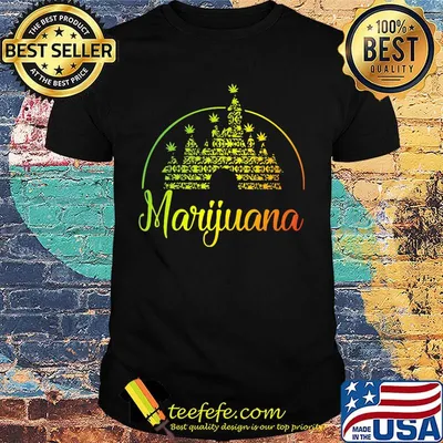 Marijuana Disney weed shirt