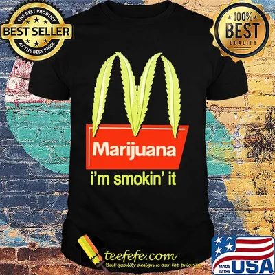 Marijuana i'm smokin it logo shirt