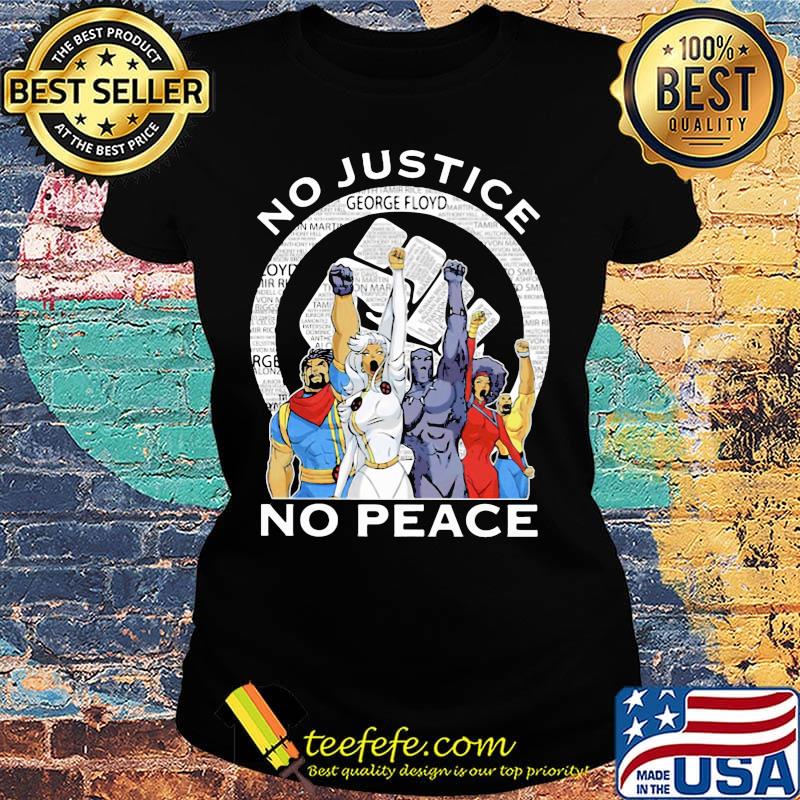 Marvel heroes no justice no peace black lives matter s Ladies tee Marvel heroes no justice no peace black lives matter s Ladies tee