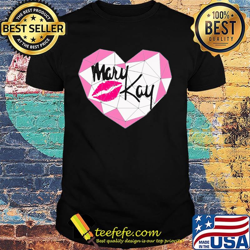 Mary kay lips heart diamond shirt