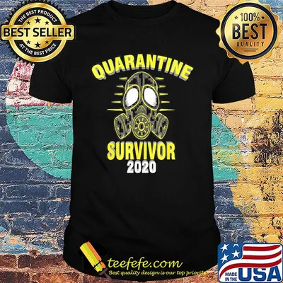Mask quarantine survivor 2020 shirt