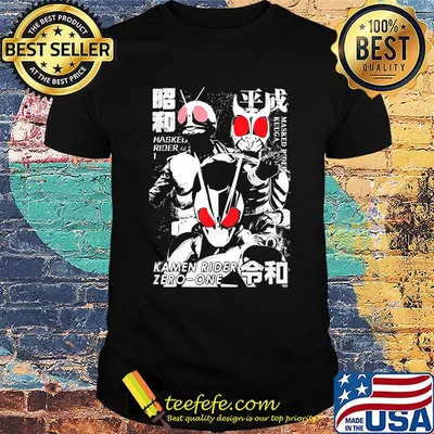 Masked rider zero one japanese shirt