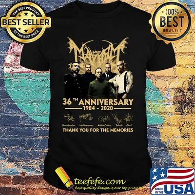 May bat 36th anniversary 1984 2020 thank you for the memories signatures shirt