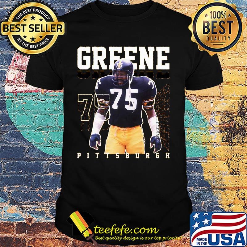 Mean greene 75 pittsburgh football player shirt