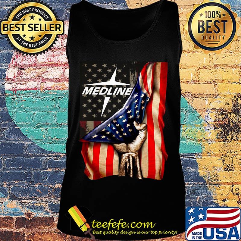 Medline logo american flag independence day s Tank top Medline logo american flag independence day s Tank top