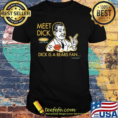 Meet dick smack talking the talk dick is a bears fan shirt'